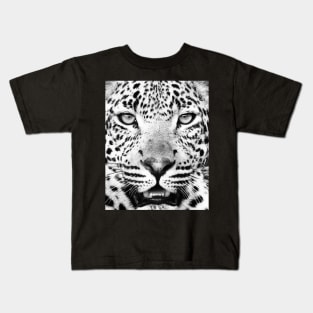 Leopard portrait print Kids T-Shirt